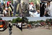 برگزاری مانور آمادگی در برابر آتش سوزی در بیمارستان شریعتی
